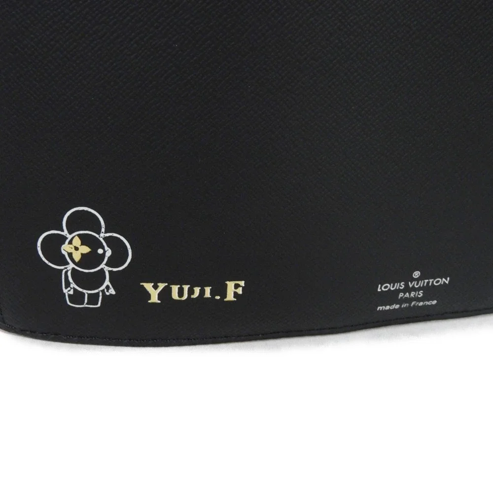 LOUIS VUITTON Second Bag Porto Document Frank GM Black Case Monogram Eclipse